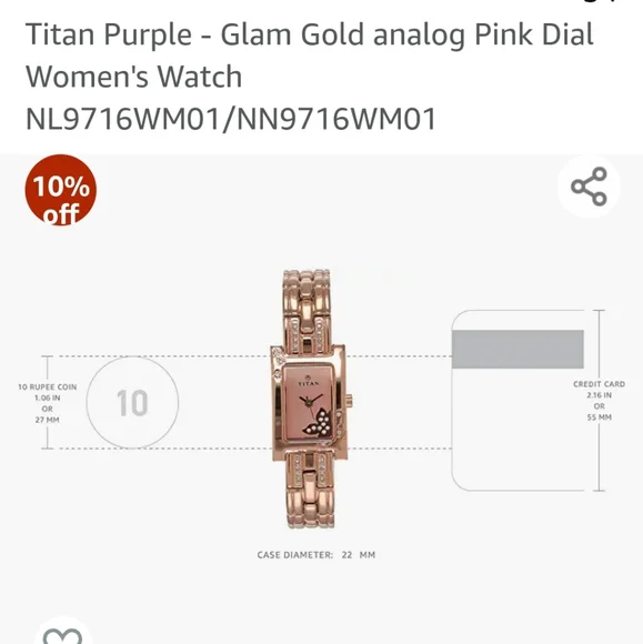 Titan watch. - Picture 7 of 9